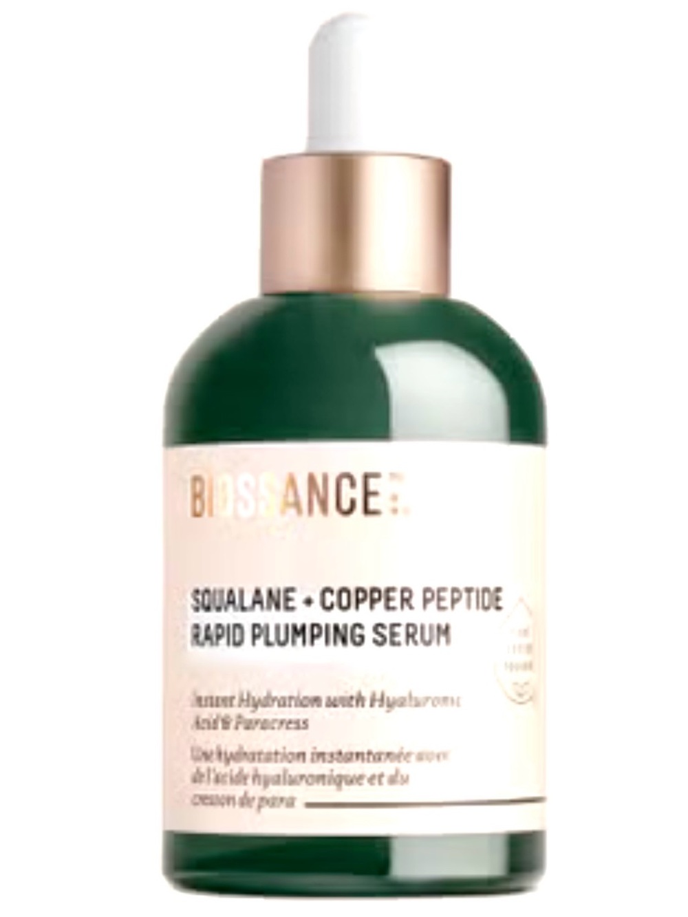 BIOSSANCE SQUALANE + COPPER PEPTIDE RAPID PLUMPING SERUM Full Size 50ML